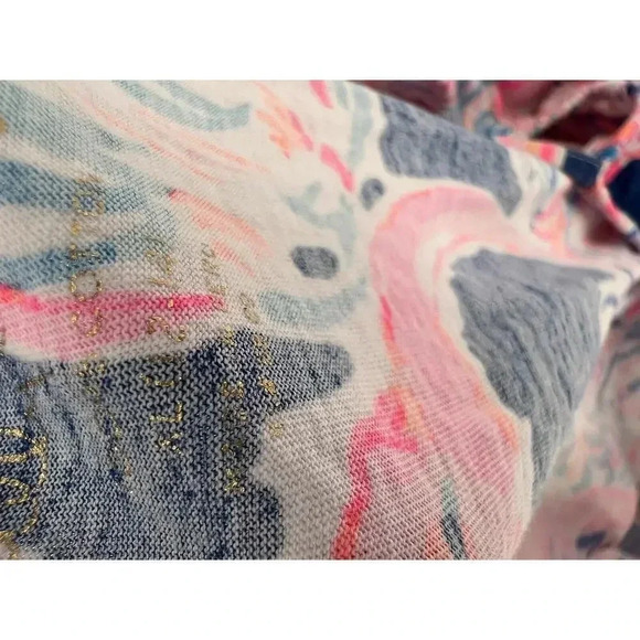 Lilly Pulitzer Girls Jaci Off The Shoulder Dress, Size XL(12-14) Excellent UC - Picture 9 of 12